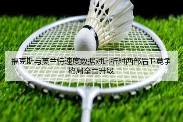 福克斯与莫兰特速度数据对比折射西部后卫竞争格局全面升级